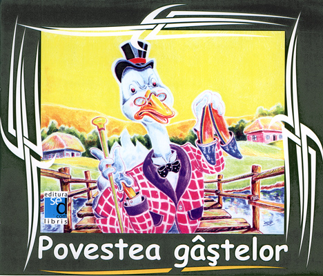 Povestea gastelor (carte de colorat)